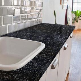 img 1 attached to 🎨 Giani Granite Countertop Paint Kit 2.0- Transform Your Space with 100% Acrylic (Bombay Black)