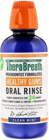 img 2 attached to 🍃 TheraBreath Clean Mint Flavor Oral Rinse for Healthy Gums - 16 fl oz (473 ml)