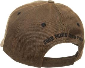 img 1 attached to Brown Oilskin Cap - One Size Fits All, 6-Panel Design