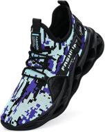 nihaoya walking jogging sneakers breathable men's shoes in athletic logo