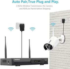 img 3 attached to 📷 ISOTECT Newest Strong Version WiFi Security Camera System - Full HD 1080P, 8CH Video, 6pcs Outdoor/Indoor IP Cameras, Night Vision, Easy Remote Access, 2TB HDD