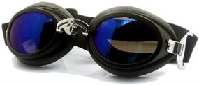 img 1 attached to Premium PETLESO Dog Goggles: UV Protection, Waterproof & Large to Enhance Dog Driving and Cycling Experience