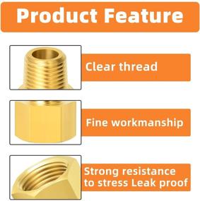 img 2 attached to 🚰 Gasher Fitting Bushing Reducer: Optimize Your Plumbing Connections!