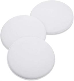 img 4 attached to 🔘 3-Piece Silicone Door Knob Wall Shield Set - Self-Adhesive, Large Round Style 3.15", White