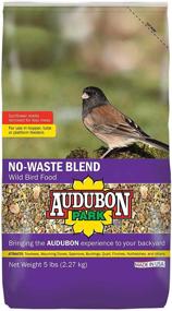 img 1 attached to 🐦 Audubon Park 12228 No-Waste Blend Wild Bird Food, 5 lbs