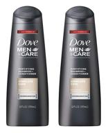 🧔 dove men+care complete care 2-in-1 fortifying shampoo + conditioner (pack of 2), 12 ounce: effective hair care for men logo