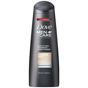 img 2 attached to 🧔 Dove Men+Care Complete Care 2-in-1 Fortifying Shampoo + Conditioner (Pack of 2), 12 Ounce: Effective Hair Care for Men