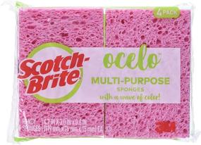 img 4 attached to 🧽 3M O-Cel-O Cellulose Sponges 7274-FD, 4/Pack