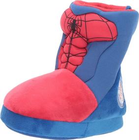 img 1 attached to Favorite Characters Spiderman Slipper Toddler Boys' Shoes