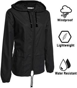 img 3 attached to Lightweight Raincoat Waterproof Windbreaker Camouflage