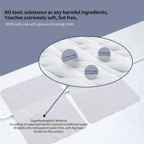 img 2 attached to Nano Anti-Fog Eyeglasses Cloth: Keep Your Glasses Crystal Clear with this Reusable Dry Cleaning Cloth