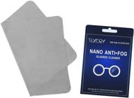 nano anti-fog eyeglasses cloth: keep your glasses crystal clear with this reusable dry cleaning cloth logo