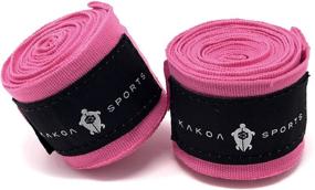 img 4 attached to Kakoa Sports Boxing Hand Wraps - Mexican Style (Stretchy, Elastic), Pair, Ideal for Boxing, Kickboxing, Muay Thai, MMA Classes, Gym, Home Workouts – Suitable for Men, Women, and Kids