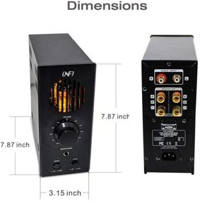img 1 attached to 🎧 INFI Audio Tube Amplifier Headphone Amplifier: Bluetooth Home Theater Stereo Receiver Desktop 60W Class AB Hybrid Integrated Amp