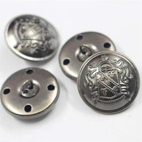 img 2 attached to Piece Metal Blazer Button Set Sewing and Sewing Notions & Supplies