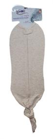 img 1 attached to 👶 Organic Bamboo/Spandex Blend Swaddle Blanket - Woombie Mod'Swad for Babies, Bisque (5-13 lbs)