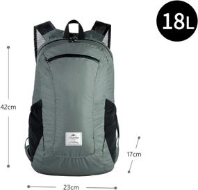 img 3 attached to 18L Rainproof Lightweight Packable Backpack for Bicycle Travel and Airplane by Naturehike