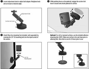 img 1 attached to 🚗 Arkon Sticky Suction Windshield or Dash Car Mounting Pedestal for Arkon Smartphone and Tablet Holders: Secure Device Docking Solution on-the-Go