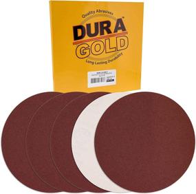 img 4 attached to 🪚 Dura-Gold Premium 12" Sanding Discs - 80 Grit (Box of 5) - Fast-Cutting Aluminum Oxide Abrasive for Drywall, Floors, Woodworking, Automotive, and Sanders