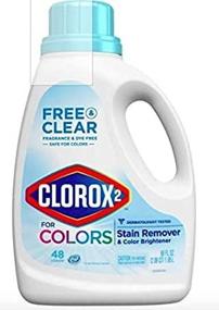 img 1 attached to 🌈 Clorox 2 Free & Clear Laundry Stain Remover and Color Booster | Pack of 2 | Enhanced SEO