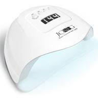 💅 joneg uv led nail lamp: 36 uv lights, 10s-90s timer, nail dryer for gel and regular polish logo