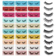 👁️ emeda wholesale lashes: natural look 3d mink bulk false eyelashes- 30 pairs mix pack logo