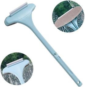 img 3 attached to Qihengzy Window Washing Equipment Kit - Mesh Screen Cleaner, Glass Cleaning Washer Scraper Tool, Car Shower Door Mirror Wiper, Dust Remover Squeegee Set, Magic Lint Brush (Blue)