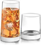 🍹 libbey cabos 16-piece tumbler set for serving rocks логотип