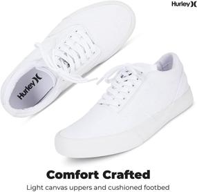 img 3 attached to 👟 Кеды Hurley Men's White Jasper: Идеальные мокасины и слипоны для мужчин.