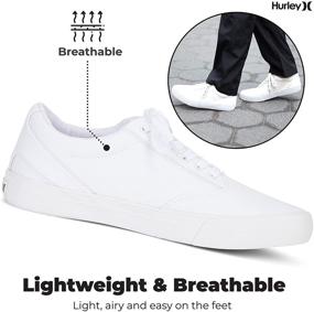 img 2 attached to 👟 Кеды Hurley Men's White Jasper: Идеальные мокасины и слипоны для мужчин.