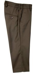 img 1 attached to Boys' Clothing: Spring Notion Classic Front Dress Pants