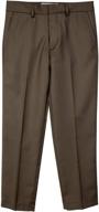 boys' clothing: spring notion classic front dress pants logo