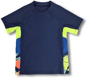 img 3 attached to 👙 Optimal Boys' Clothing: Versatile Swimsuits with Sleeve Trunks for Bathing