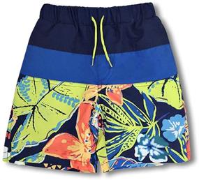 img 1 attached to 👙 Optimal Boys' Clothing: Versatile Swimsuits with Sleeve Trunks for Bathing