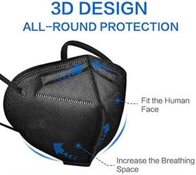 img 3 attached to 🌬️ Breathable Disposable Anti Dust Personal Protection: Stay Safe and Comfortable