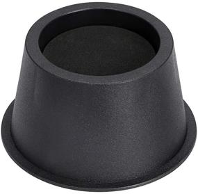 img 2 attached to 🔼 Set of 4 OwnMy 2 Inch Round Circular Bed Risers - Heavy Duty Furniture Lifter for Bed, Table, Chair, Sofa (Black)