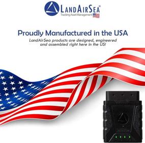 img 1 attached to 📍 LandAirSea Sync GPS Tracker - USA Made, 4G LTE Real-Time Tracker for Fleet Tracking. Subscription Required.