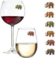 🐘 magnetic elephant stemless: unleash your style with simply charmed! logo