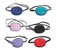 🌙 silk eye patch: premium elastic single eye mask for lazy eye, amblyopia, and strabismus in kids and adults - no leakage, smooth and comfortable - sky blue (kids) logo