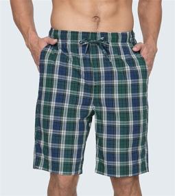 img 3 attached to 🩳 Cotton Men's Pajama Shorts with Pockets by LAPASA