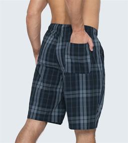 img 2 attached to 🩳 Cotton Men's Pajama Shorts with Pockets by LAPASA