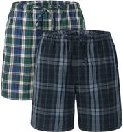 🩳 cotton men's pajama shorts with pockets by lapasa logo