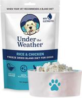 🐶 under the weather pets: easy-to-digest bland dog food for sick dogs with sensitive stomachs - electrolytes, gluten-free, all natural, freeze dried 100% human grade meat logo