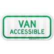 accessible handicap sign prismatic reflective logo