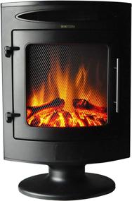img 4 attached to 🔥 Cambridge CAM20FSEF-1BLK 1500W Freestanding Electric Fireplace with Realistic Log Display