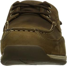 img 3 attached to 👞 Stylish and Durable Brown Men's Loafers & Slip-Ons: Rockport Work Sailing RK6736 Shoes