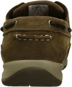 img 2 attached to 👞 Stylish and Durable Brown Men's Loafers & Slip-Ons: Rockport Work Sailing RK6736 Shoes