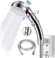 🚿 enhance your shower experience with saygogo handheld shower head kit: high pressure, 3 spray settings, on/off switch, detachable shower - (3-kit) logo