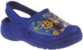img 1 attached to Boys Blue Toddler Little Kid Dual Sizes Paw Patrol Clogs