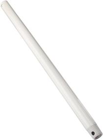 img 1 attached to 🌀 Minka-Aire 18 Inch Ceiling Fan Downrod - White - Enhance Air Circulation and Style with DR518-44